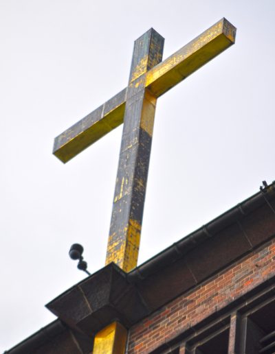 Zustand Kirchenkreuz vor Vergoldung 2017